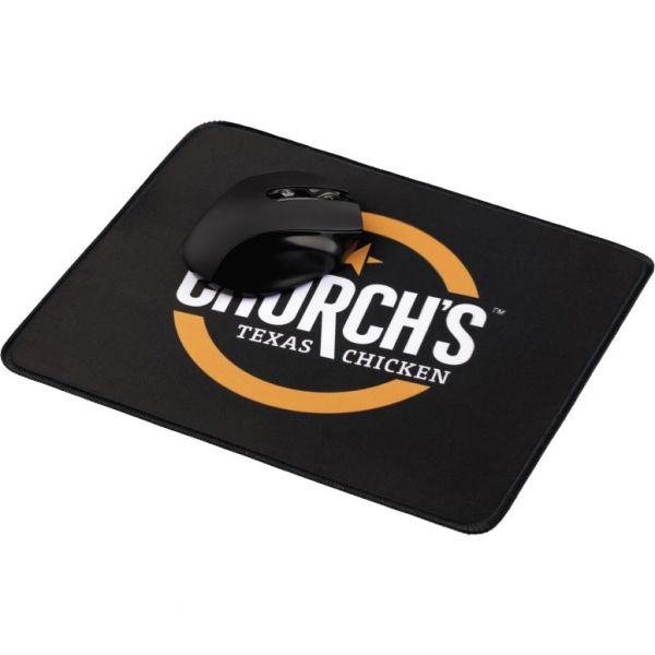 Promotional Large Mouse Pad w/Stitched Edges and Full Color Dye Sublimation  - Custom Promotional Products